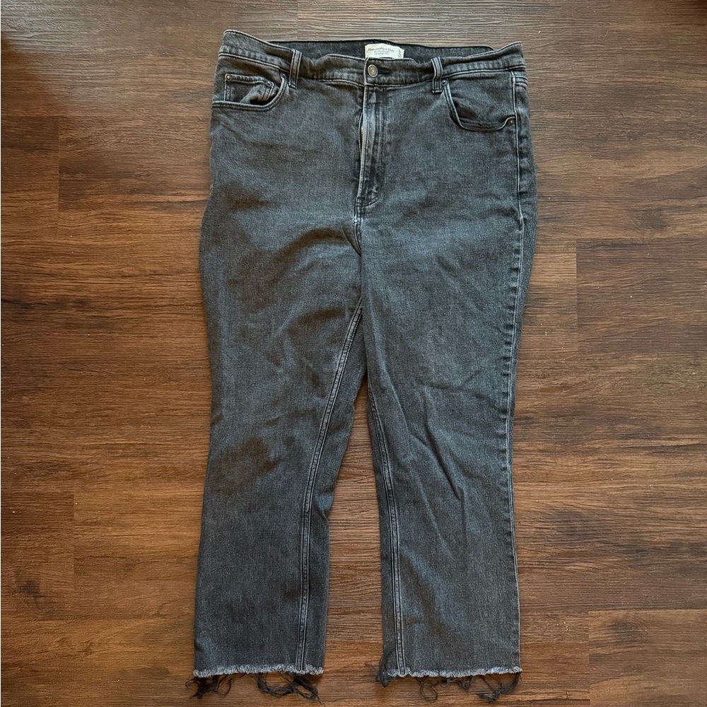 Abercrombie & Fitch Black Ankle Jeans